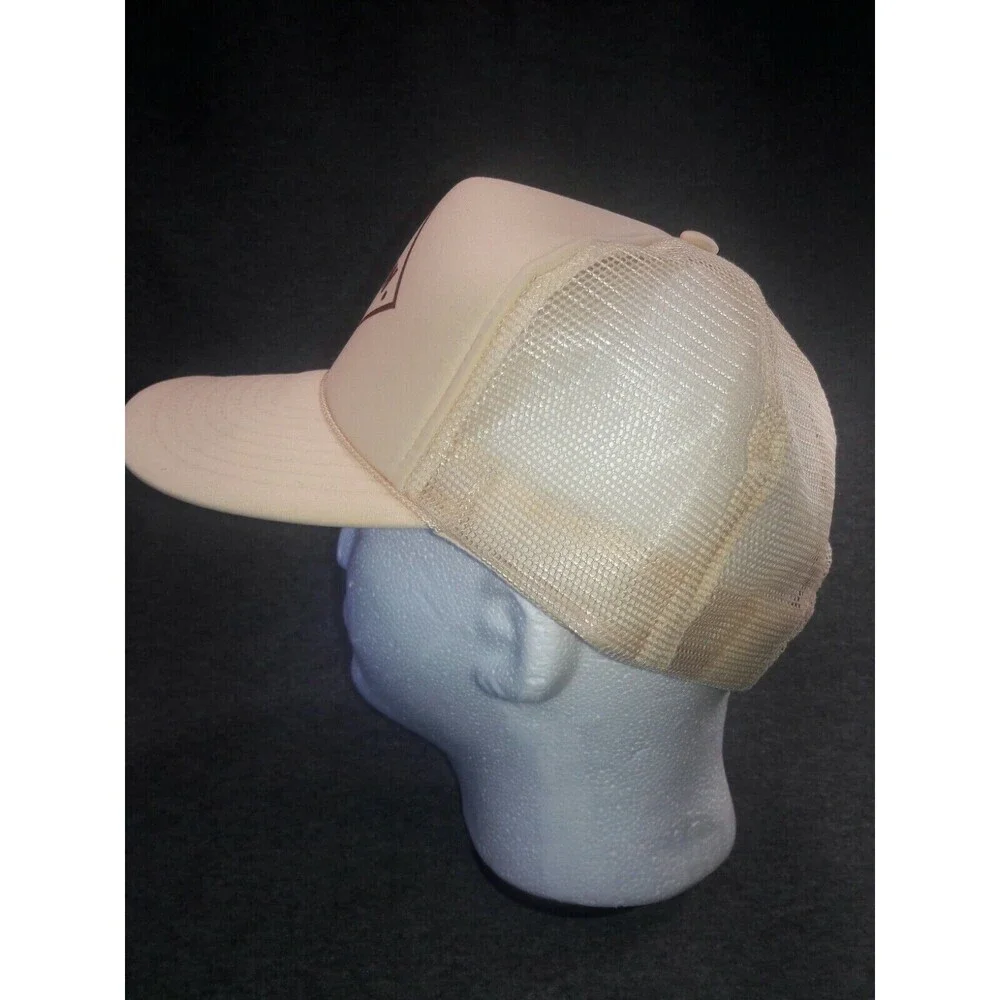 Vintage I.S.W Inc Trucker Hat Light Yellow One Size Fits Most Nissin Cap